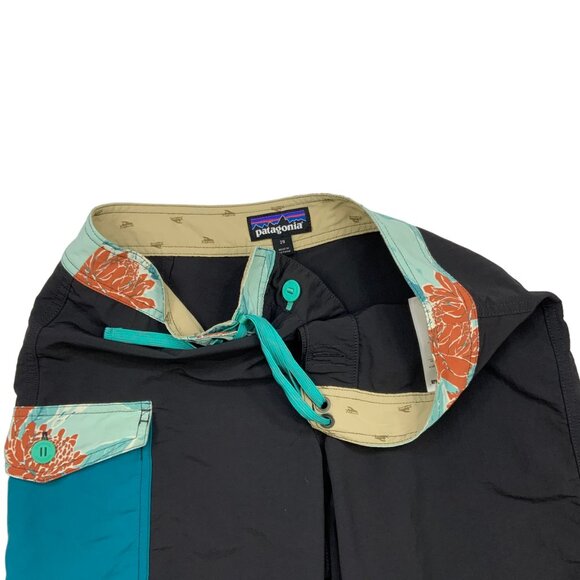 Patagonia Mens Patch Pocket Wavefarer Board Shorts 29 Cargo Swimwear Gorpcore - Picture 3 of 12